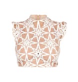 For Love and Lemons Metz crop top beige