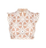 For Love and Lemons Metz crop top beige