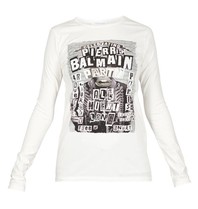 Pierre Balmain Party T-Shirt weiß