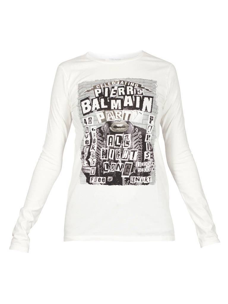 Pierre Balmain Party t-shirt wit