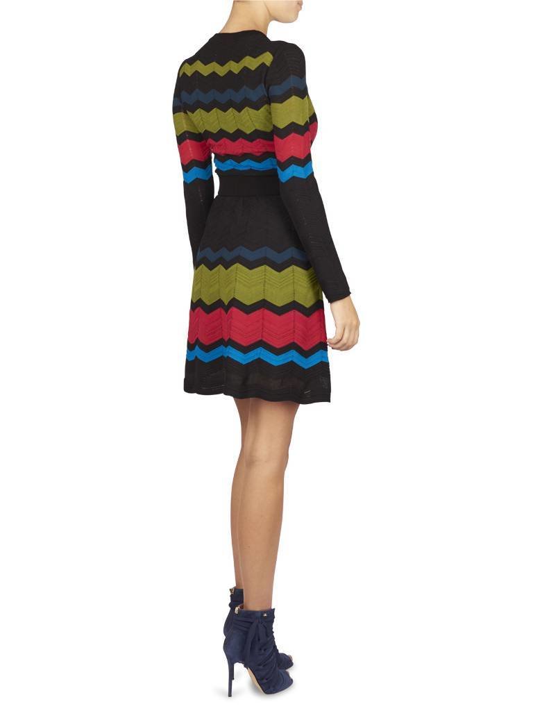 M Missoni jurk met lange mouwen zwart