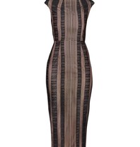 Misha Collection Ebony schwarzen Kleid
