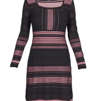 M Missoni Jurk roze-zwart