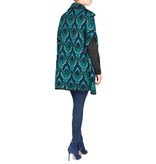 M Missoni poncho with buttons green