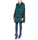 M Missoni Poncho mit Knöpfen grün
