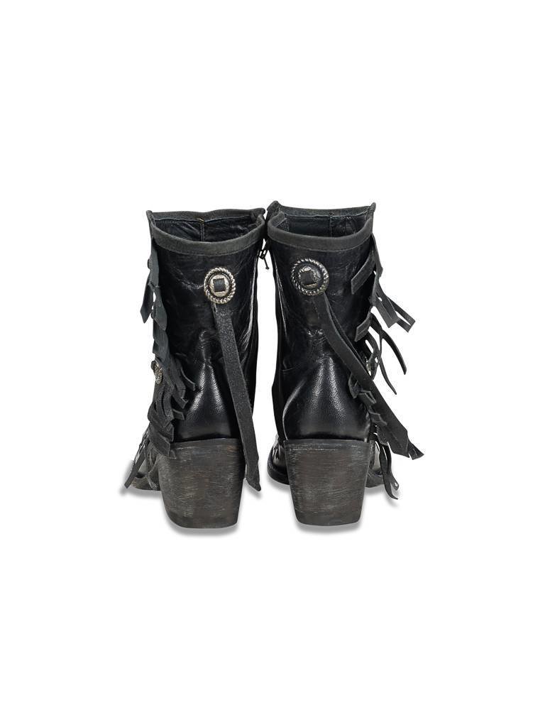 Mexicana Mamacita embroidered black boots