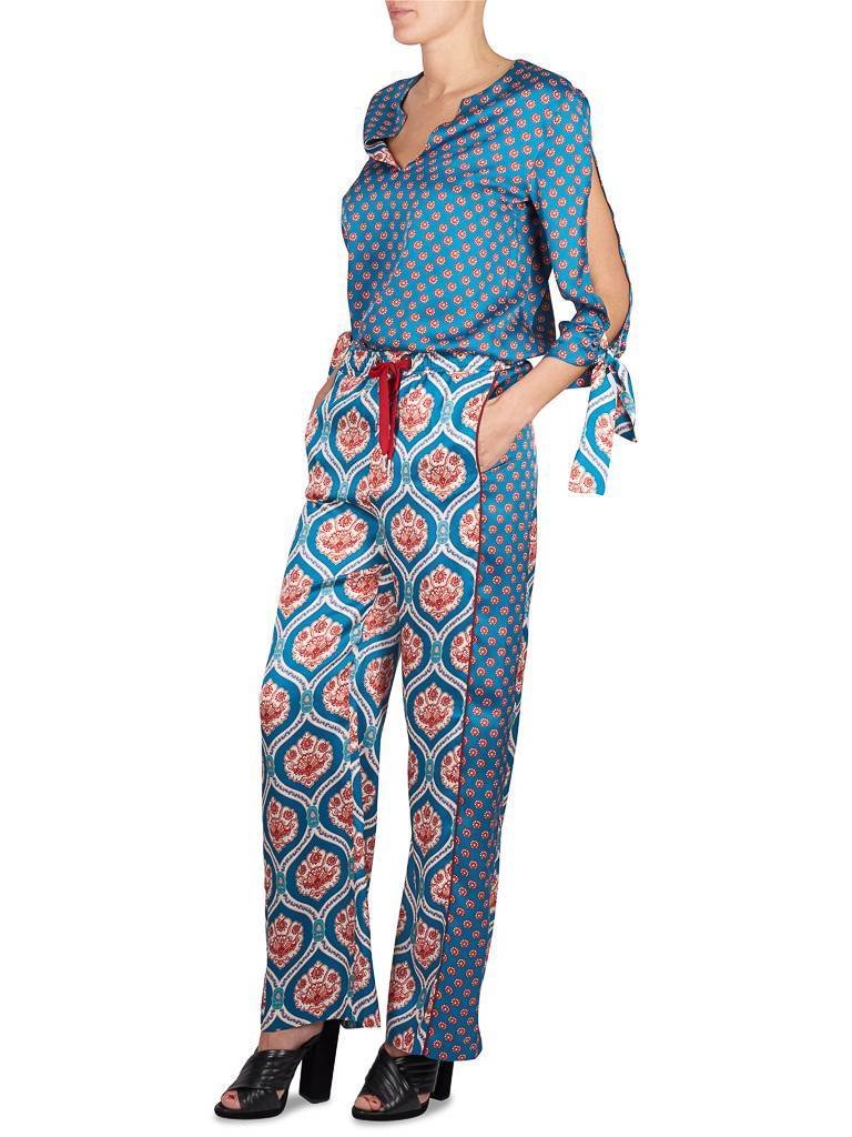 Pinko Estroverso petrol blouse