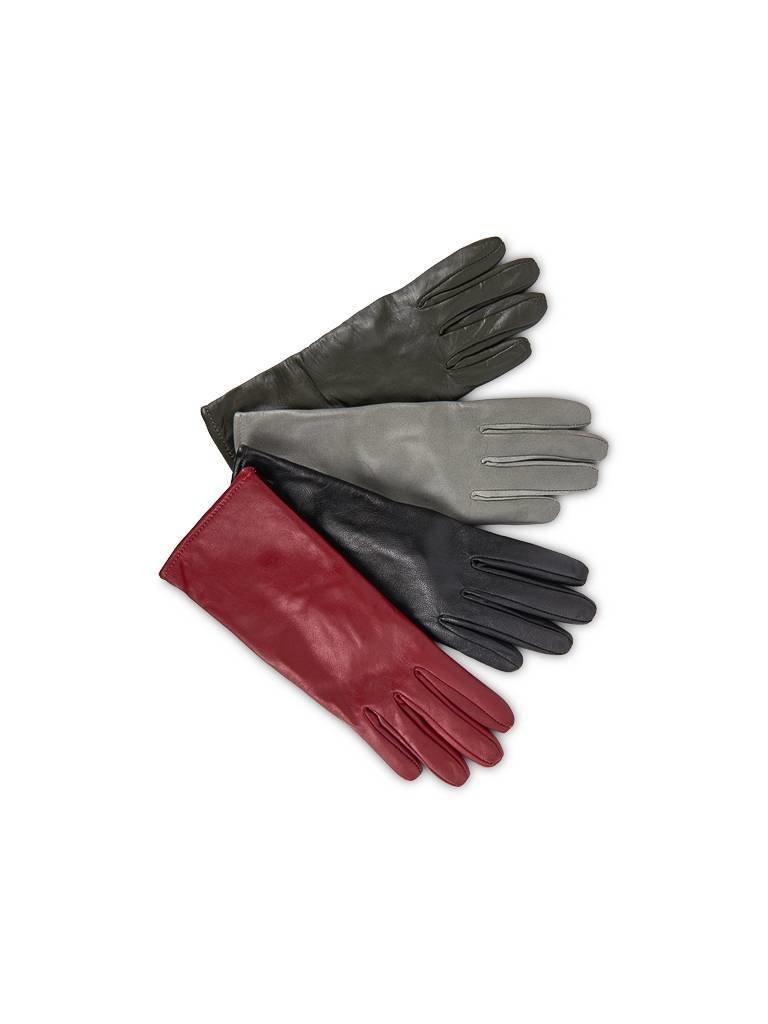 Transmission Lederhandschuhe rot