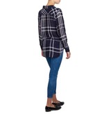 Rails Geruite blouse donkerblauw