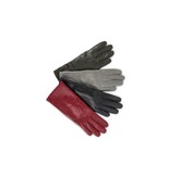 Transmission Leather gloves black