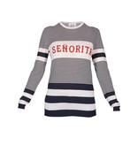 Zoe Karssen Señorita trui blauw-wit