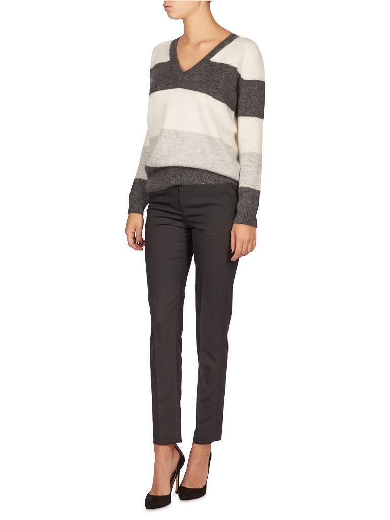 Vince Striped sweater gray