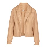Vince Cardigan mit großem Kragen beige