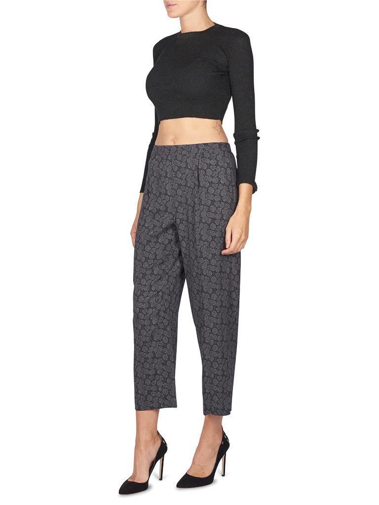 Vince Pantalon met print zwart