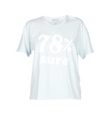 Wildfox 78% Sure t-shirt lichtblauw