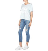 Wildfox 78% Sure T-Shirt mit hellblau