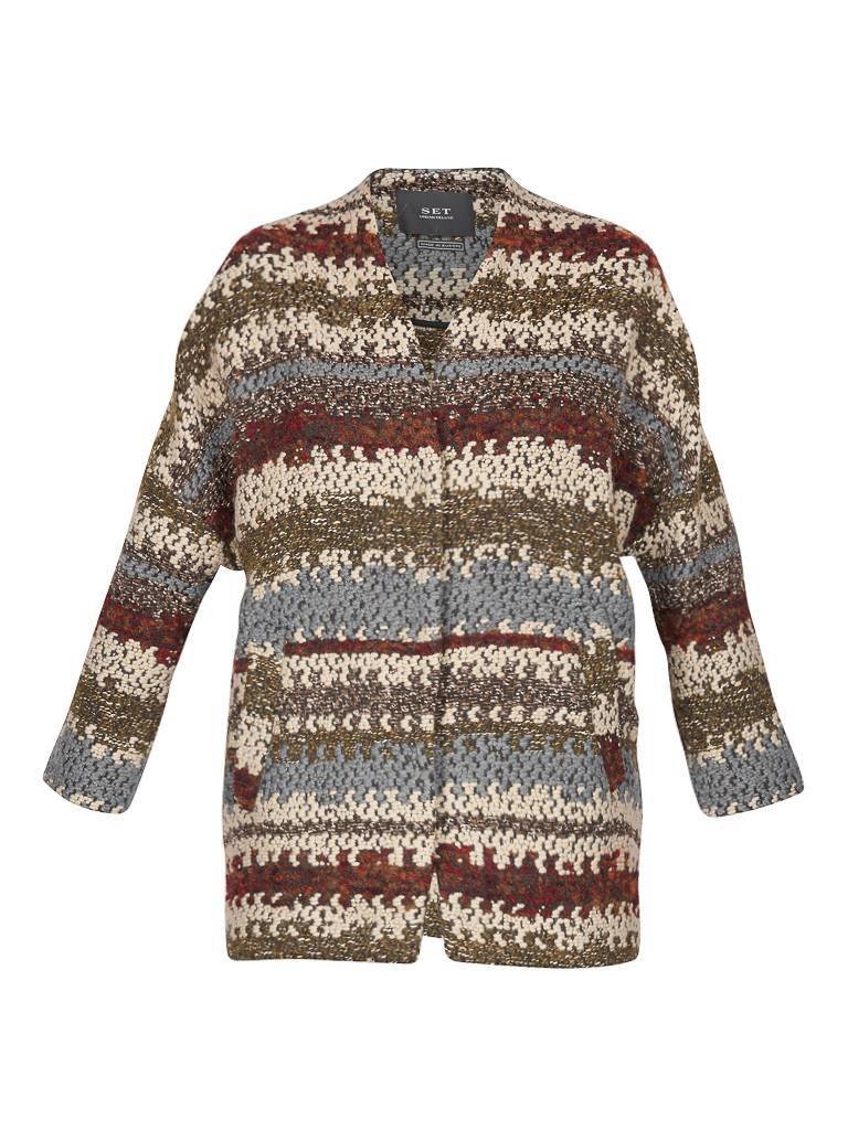 SET Weste Multicolor