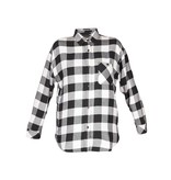 Rails Geblokte blouse zwart-wit