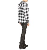 Rails Geblokte blouse zwart-wit