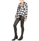 Rails Geblokte blouse zwart-wit