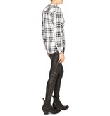 Rails Geruite blouse wit-zwart