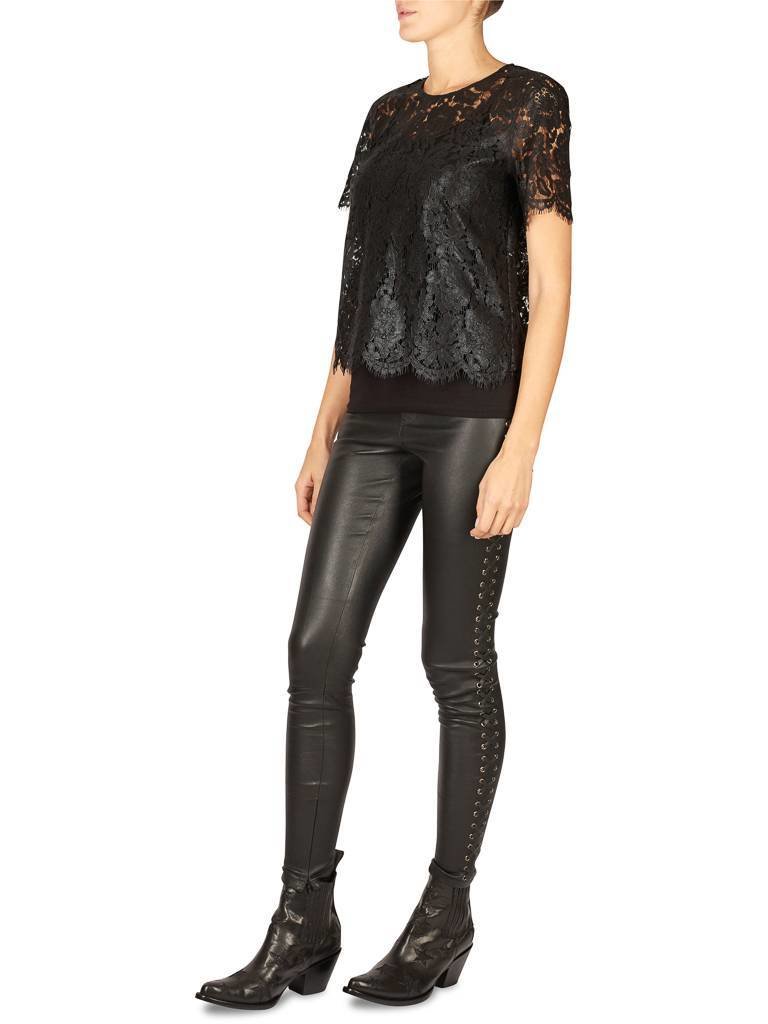 Set Lace t-shirt black