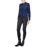 Zoe Karssen Hearts all over Bluse dunkelblau