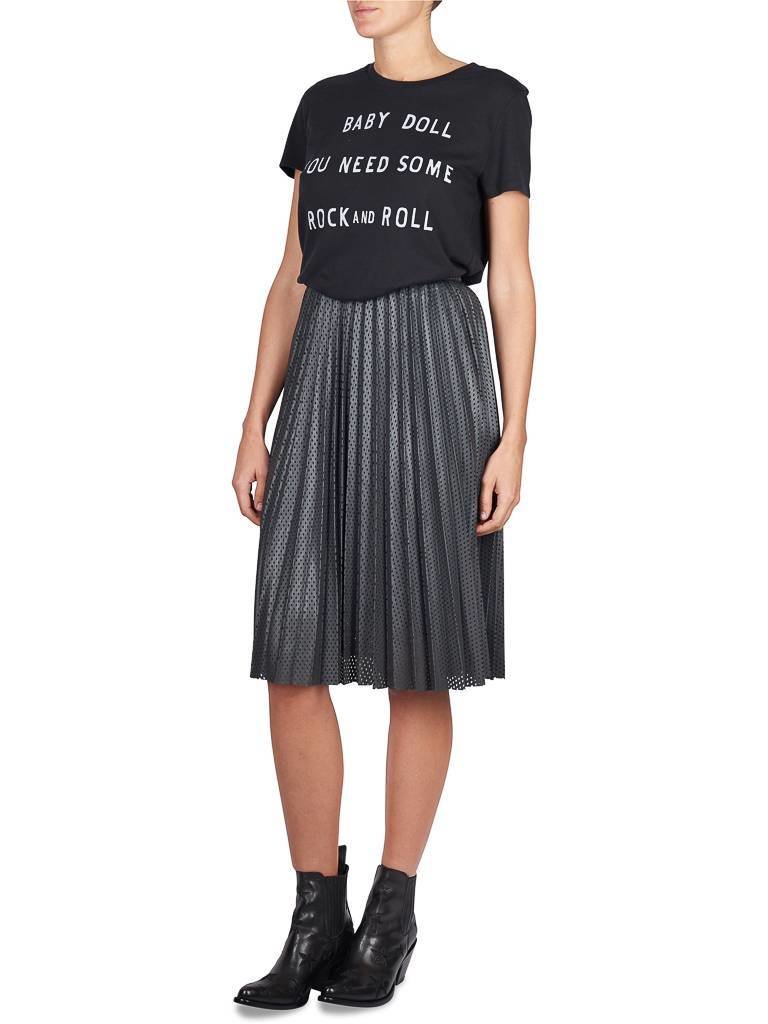 Zoe Karssen Rock 'n roll t-shirt zwart