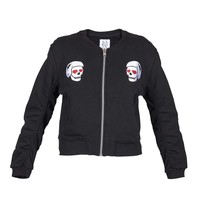 Zoe Karssen Rock 'n roll bomber jacket black