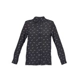 Zoe Karssen Bones all over blouse zwart