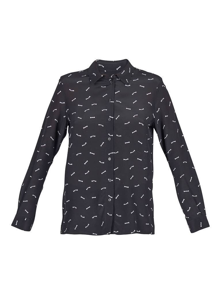 Zoe Karssen Knochen überall schwarze Bluse