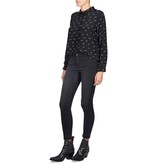 Zoe Karssen Bones all over blouse zwart