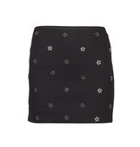Zoe Karssen Silver stars skirt black