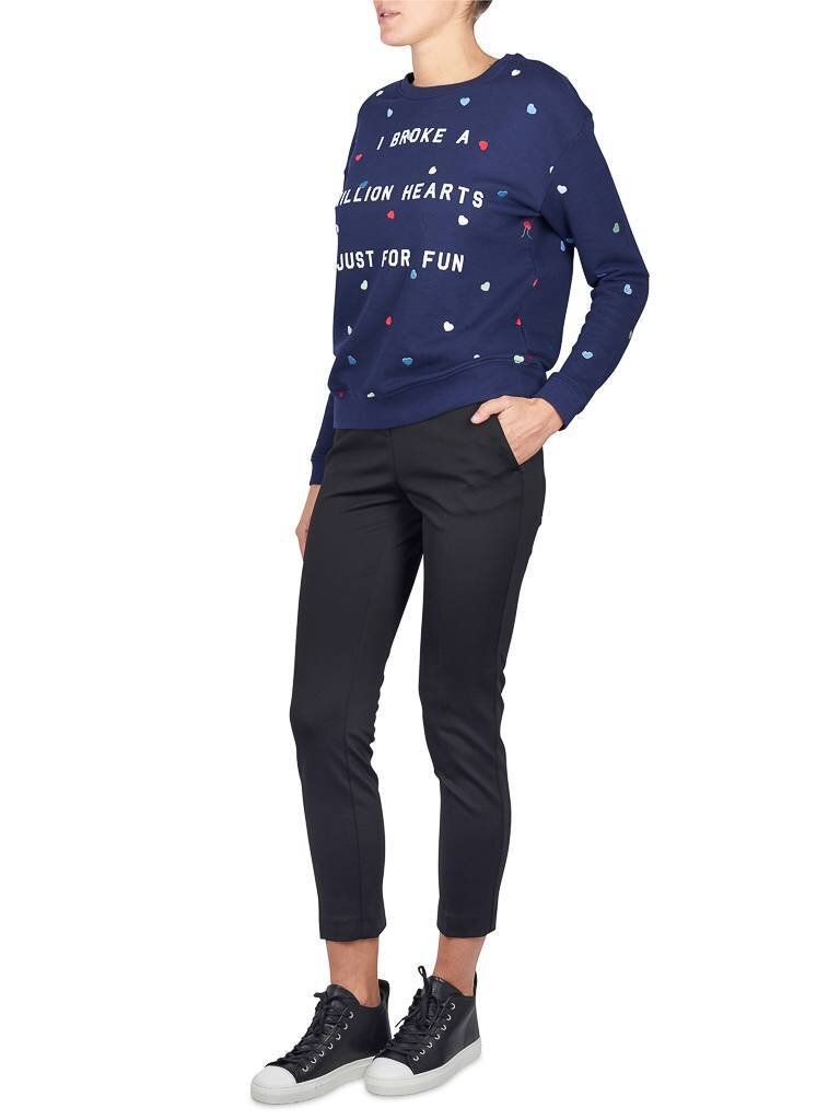 Zoe Karssen Broke million hearts sweater darkblue