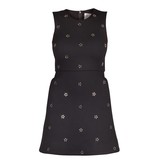 Zoe Karssen Silver stars dress black
