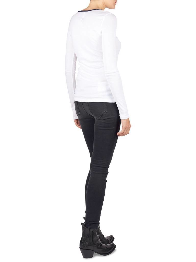 Zoe Karssen Black biker Skinny Jeans schwarz