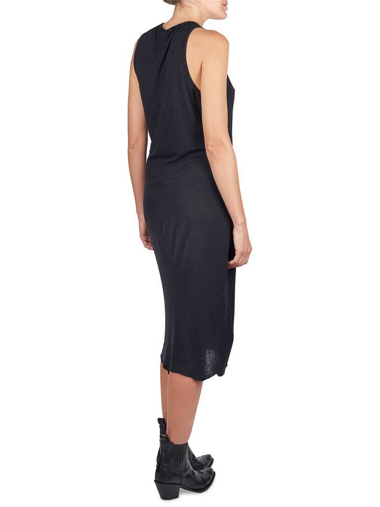 Zoe Karssen Destroyed Hem Kleid schwarz