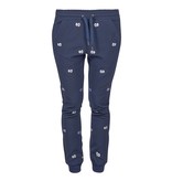 Zoe Karssen Cartoon eyes all over sweatpants donkerblauw