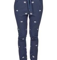 Zoe Karssen Cartoon eyes all over Jogginghose dunkelblau