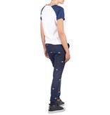 Zoe Karssen Cartoon eyes all over sweatpants donkerblauw