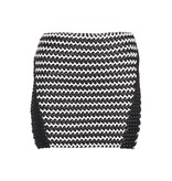 Zoe Karssen Braided mini skirt black