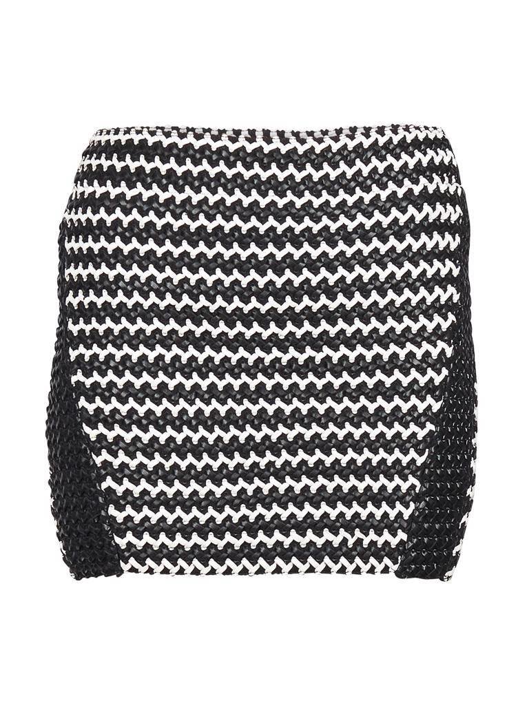 Zoe Karssen Geflochtene Minirock schwarz