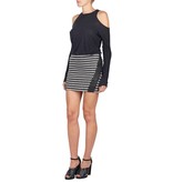 Zoe Karssen Braided mini skirt black