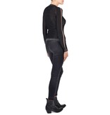 Zoe Karssen Silver Lurex Pullover schwarz