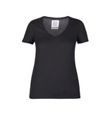 Zoe Karssen V-Ausschnitt T-Shirt schwarz