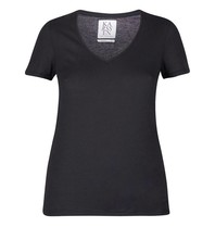 Zoe Karssen V-Ausschnitt T-Shirt schwarz