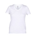 Zoe Karssen V-Ausschnitt T-Shirt weiß