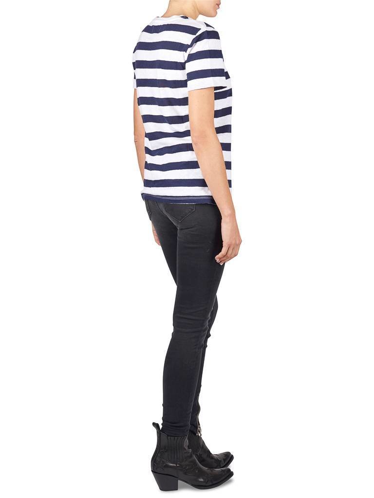 Zoe Karssen Cartoon Eyes striped tee