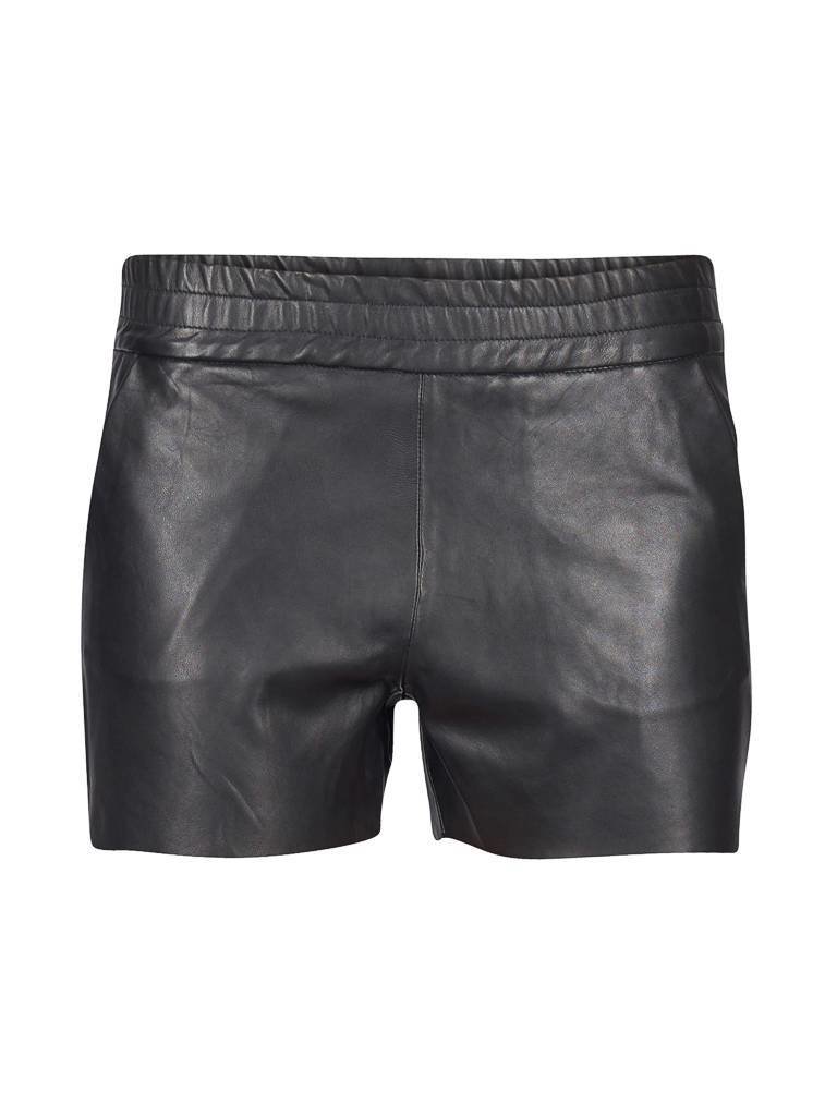 Zoe Karssen Leren shorts zwart