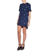 Zoe Karssen Cartoon eyes dress dark blue